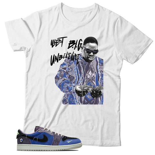 Jordan 1 Low Zion Williamson Voodoo Alternate shirt