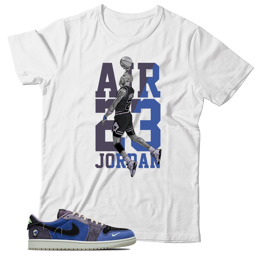 Jordan 1 Low Zion Williamson Voodoo Alternate shirt