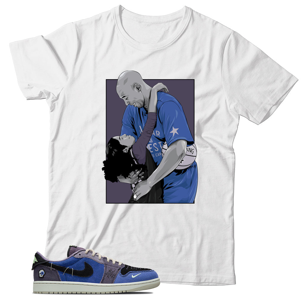 Jordan 1 Low Zion Williamson Voodoo Alternate shirt