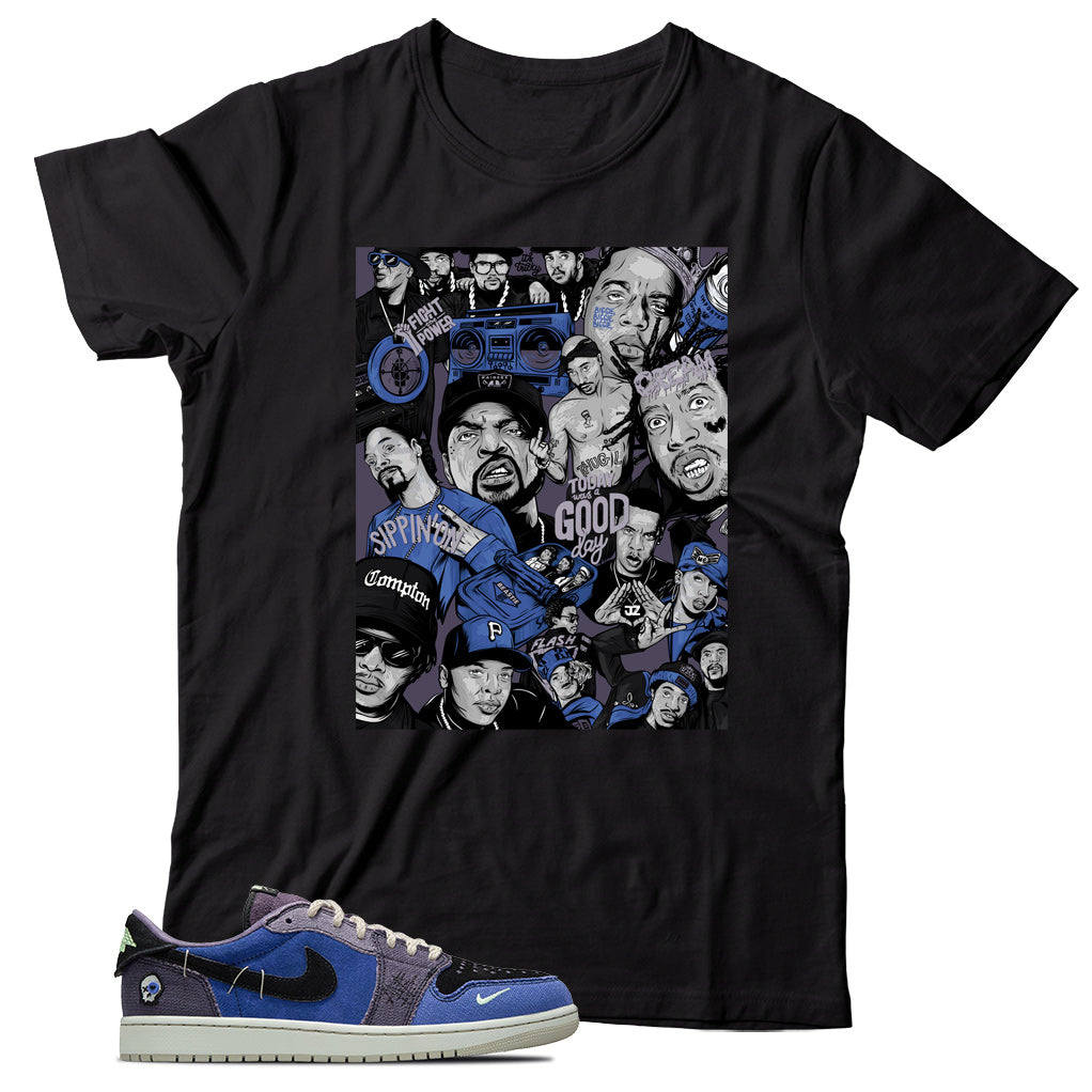 Jordan 1 Low Zion Williamson Voodoo Alternate shirt