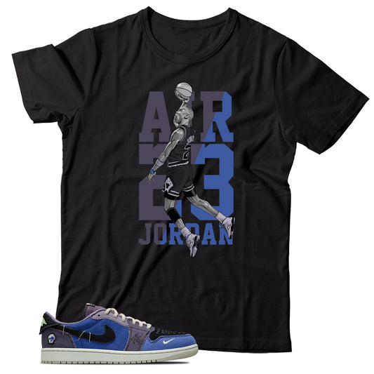Jordan 1 Low Zion Williamson Voodoo Alternate shirt