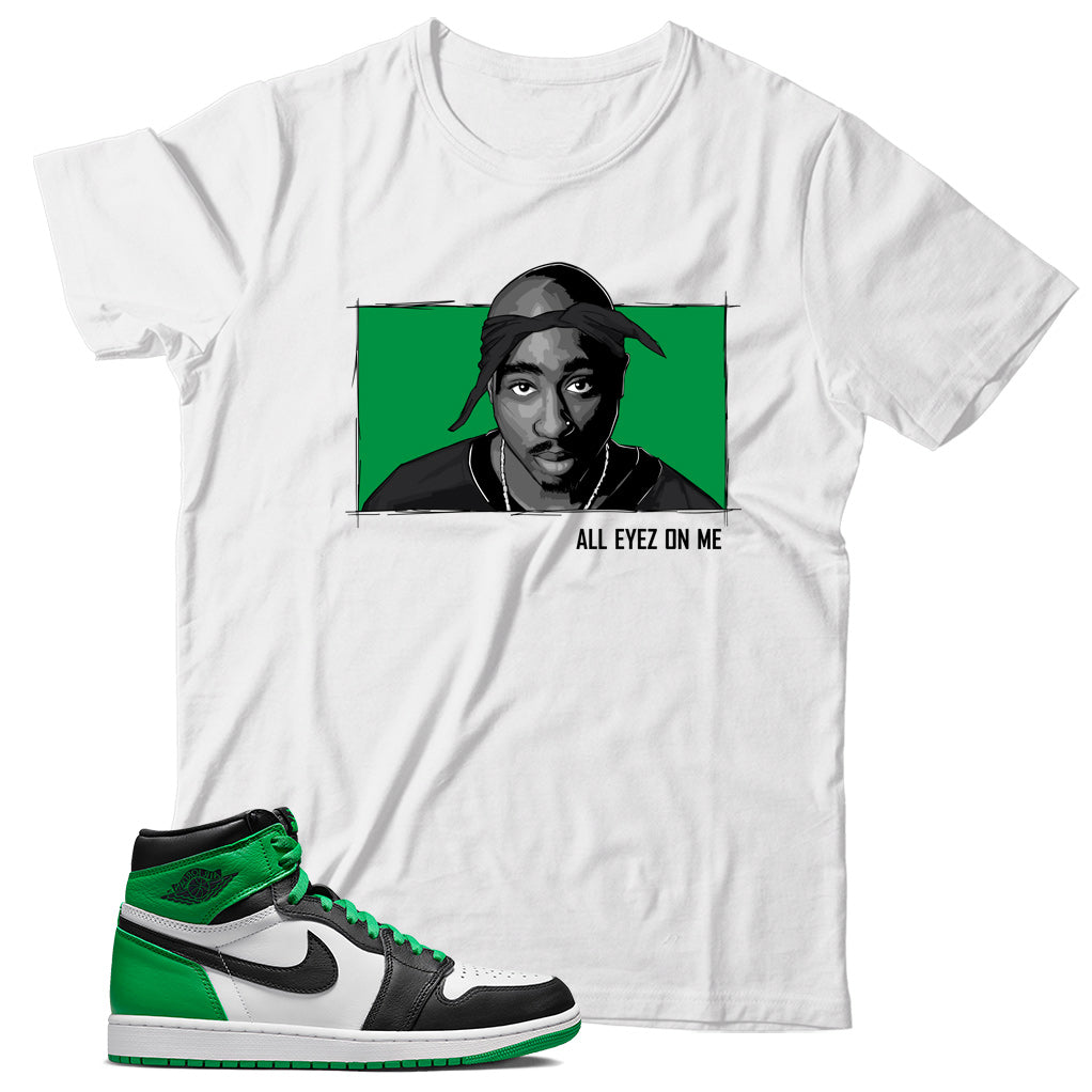 Jordan 1 Lucky Green Shirt