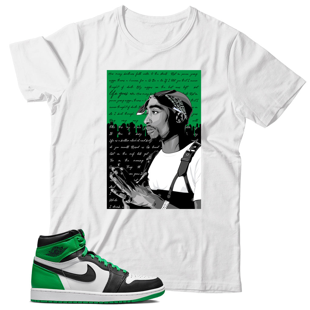 Jordan 1 Lucky Green Shirt