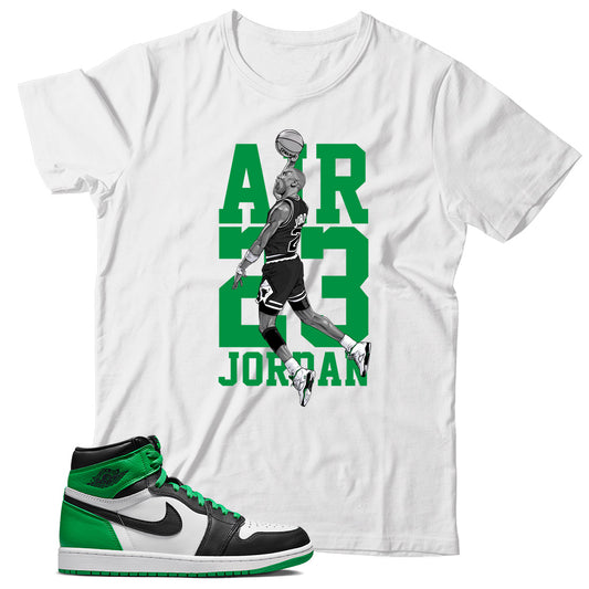 Jordan 1 Lucky Green Shirt