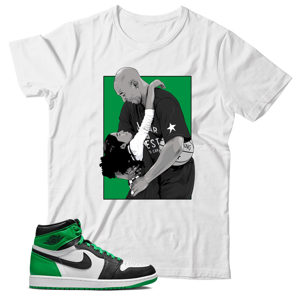 Jordan 1 Lucky Green Shirt