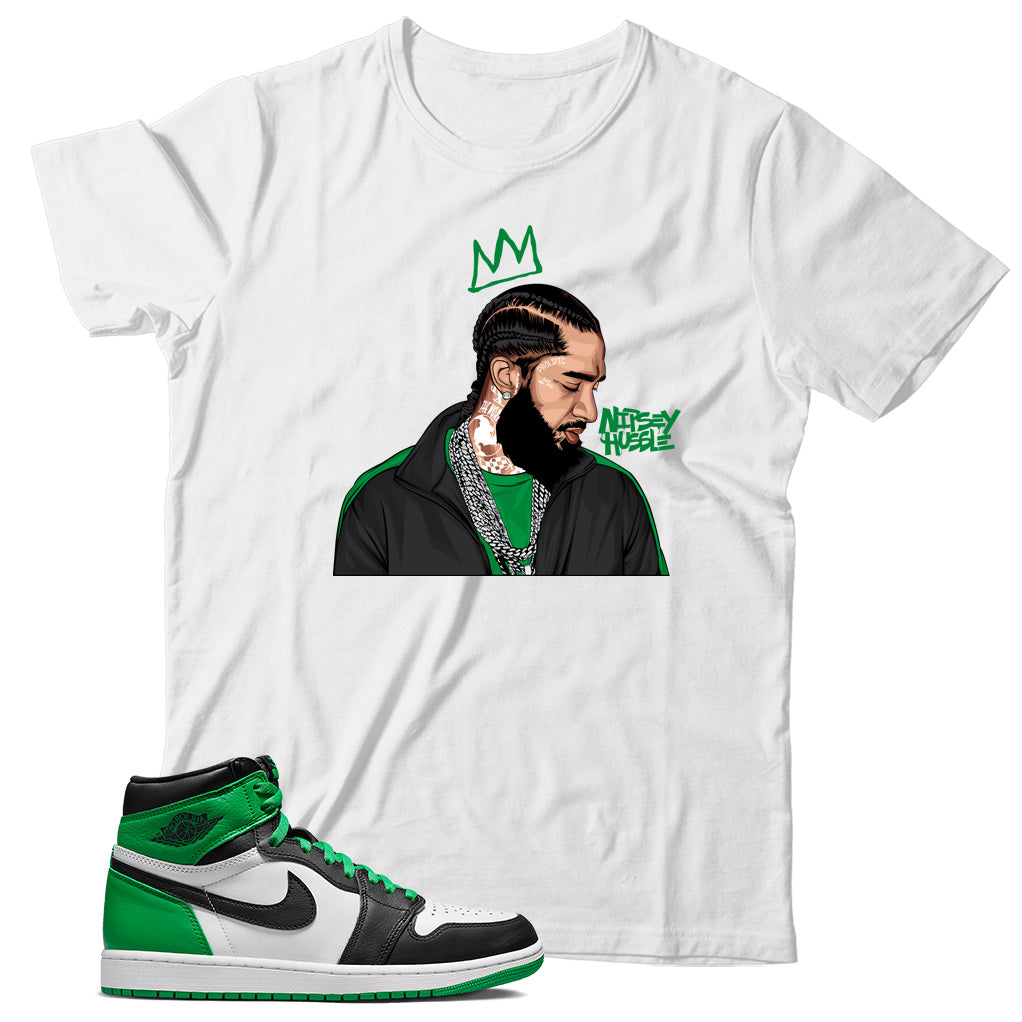 Jordan 1 Lucky Green Shirt