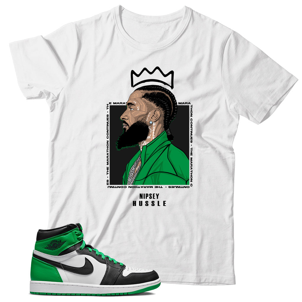 Jordan 1 Lucky Green Shirt