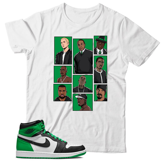 Jordan 1 Lucky Green Shirt