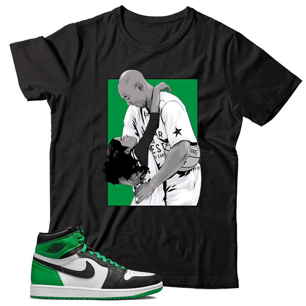 Jordan 1 Lucky Green Shirt