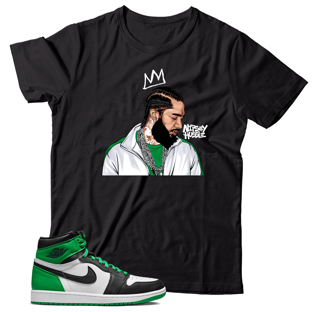 Jordan 1 Lucky Green Shirt