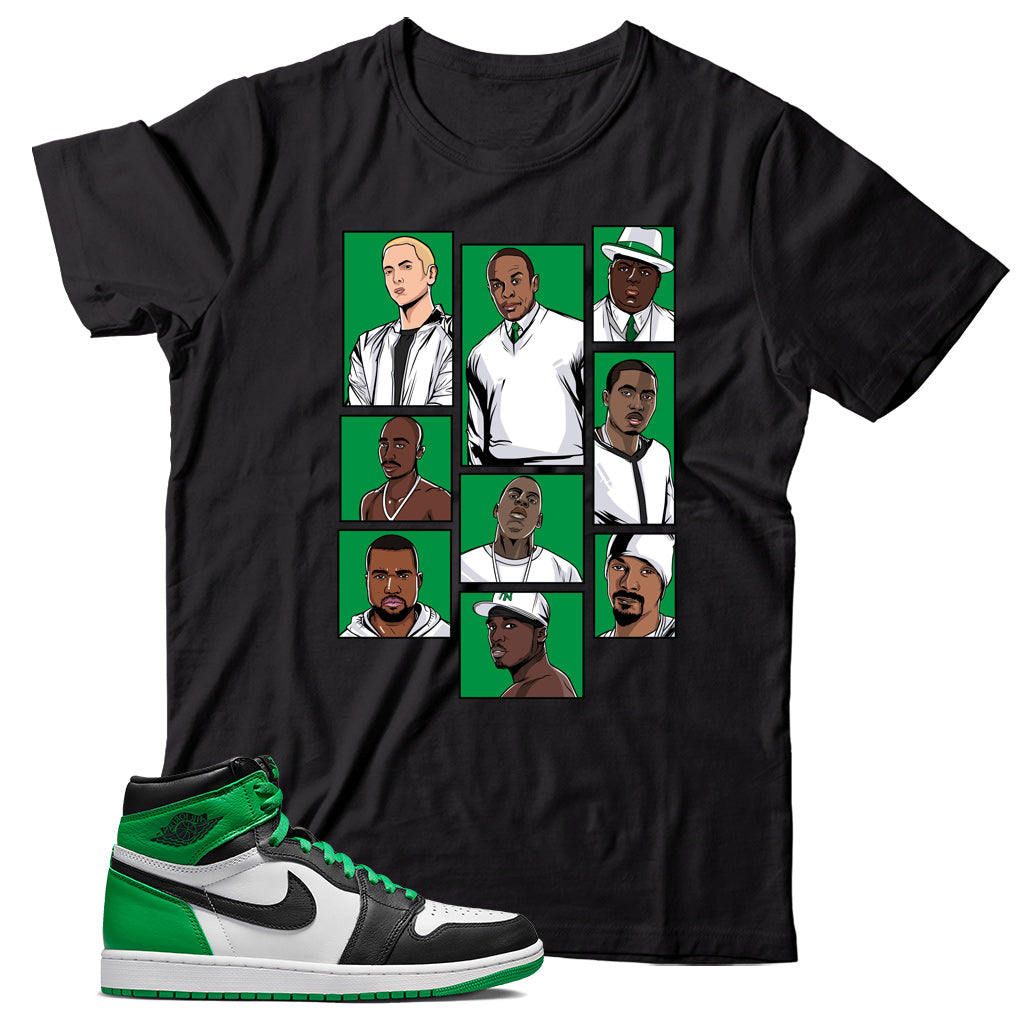 Jordan 1 Lucky Green Shirt