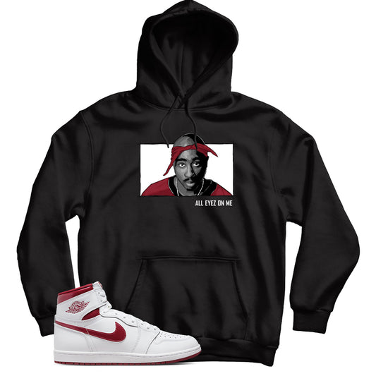 Jordan 1 Metallic Burgundy hoodie