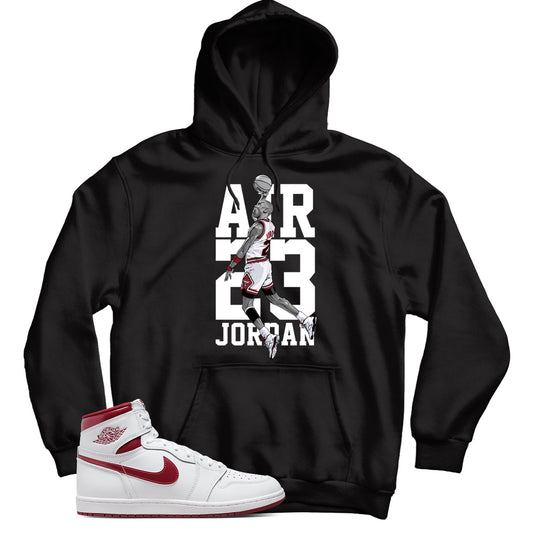 Jordan 1 Metallic Burgundy hoodie