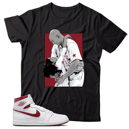 Shirt Match Jordan 1 Metallic Burgundy