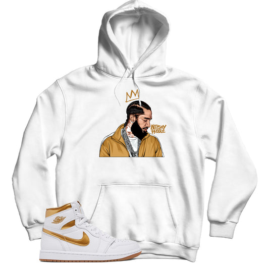Jordan 1 Metallic Gold hoodie