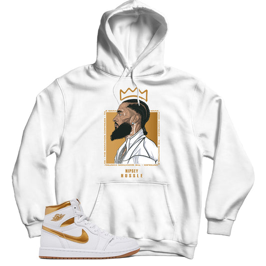 Jordan 1 Metallic Gold hoodie