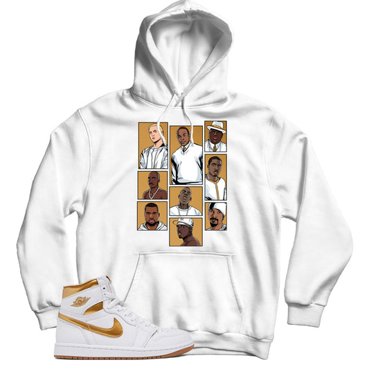 Jordan 1 Metallic Gold hoodie
