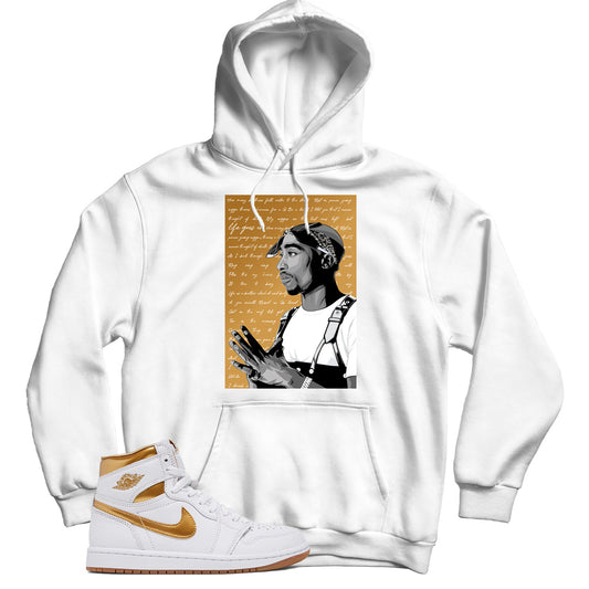 Jordan 1 Metallic Gold hoodie