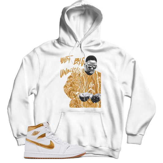 Jordan 1 Metallic Gold hoodie