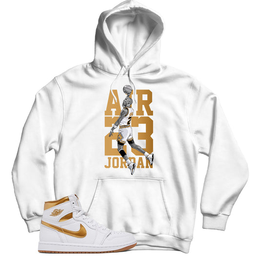 Jordan 1 Metallic Gold hoodie