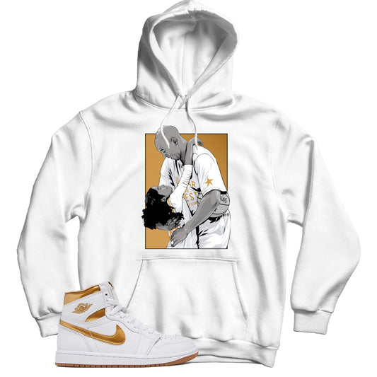 Jordan 1 Metallic Gold hoodie