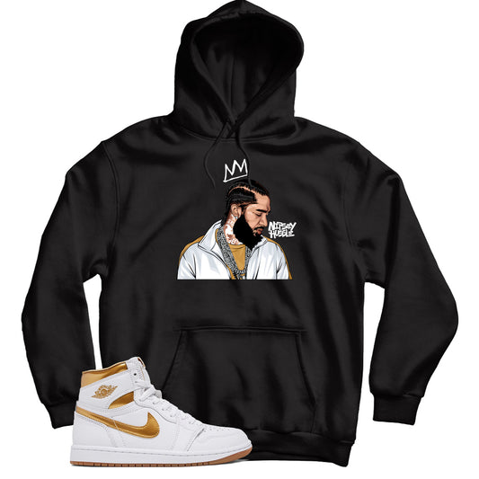 Jordan 1 Metallic Gold hoodie