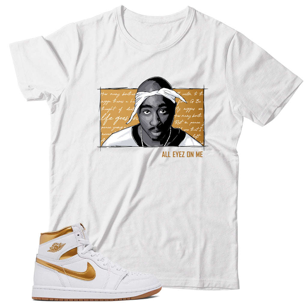 shirt Match Jordan 1 Metallic Gold