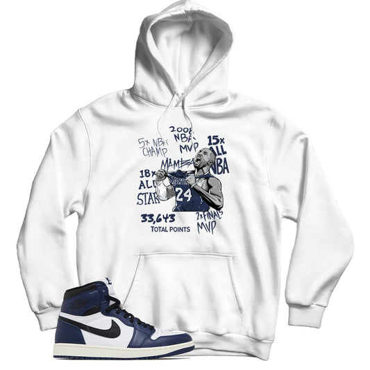 Jordan 1 Midnight Navy hoodie