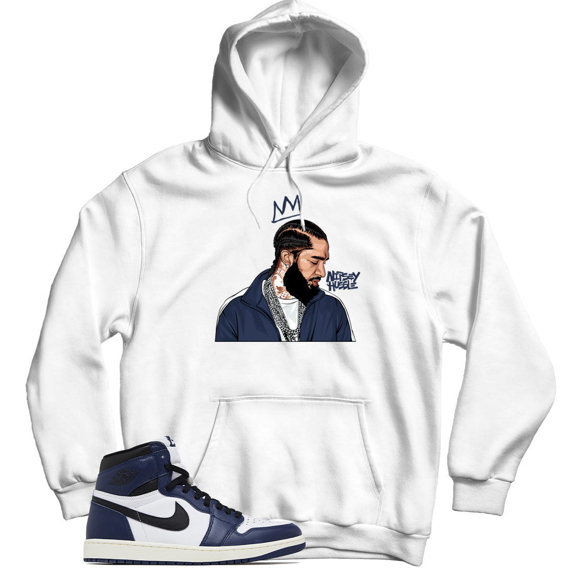 Jordan 1 Midnight Navy hoodie