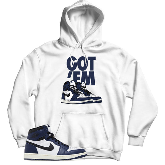 Jordan 1 Midnight Navy hoodie