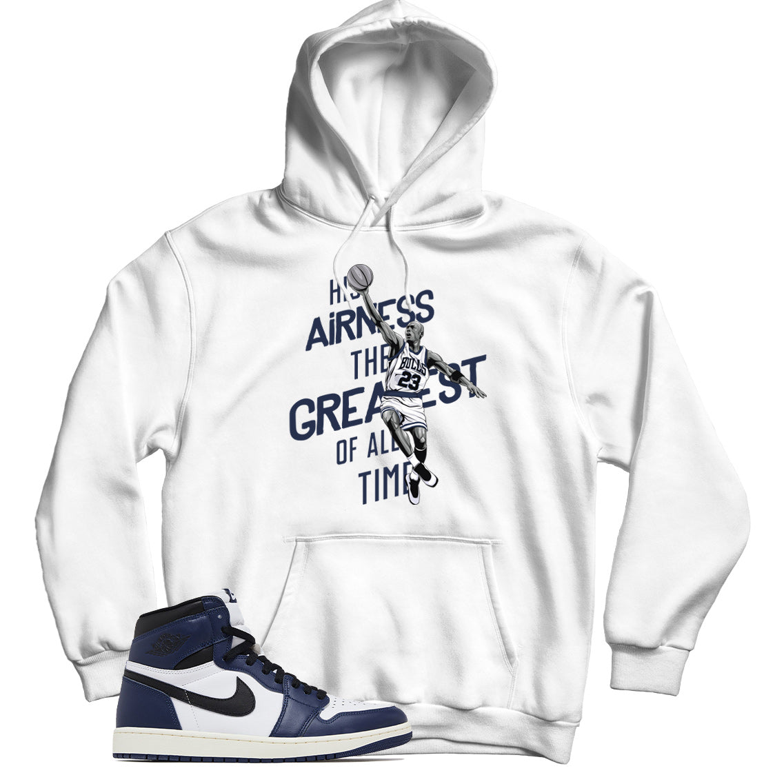 Jordan 1 Midnight Navy hoodie