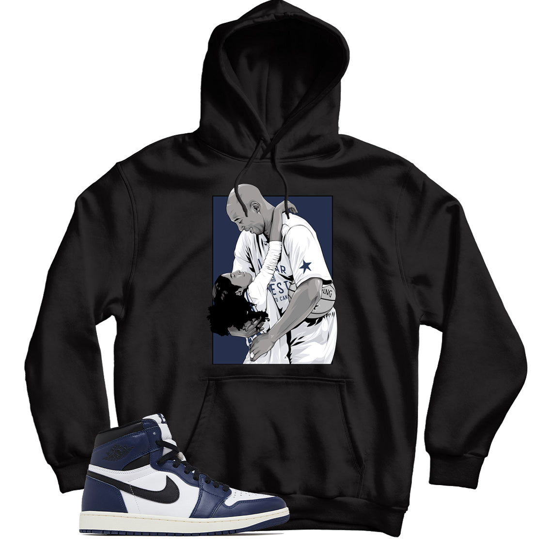 Jordan 1 Midnight Navy hoodie