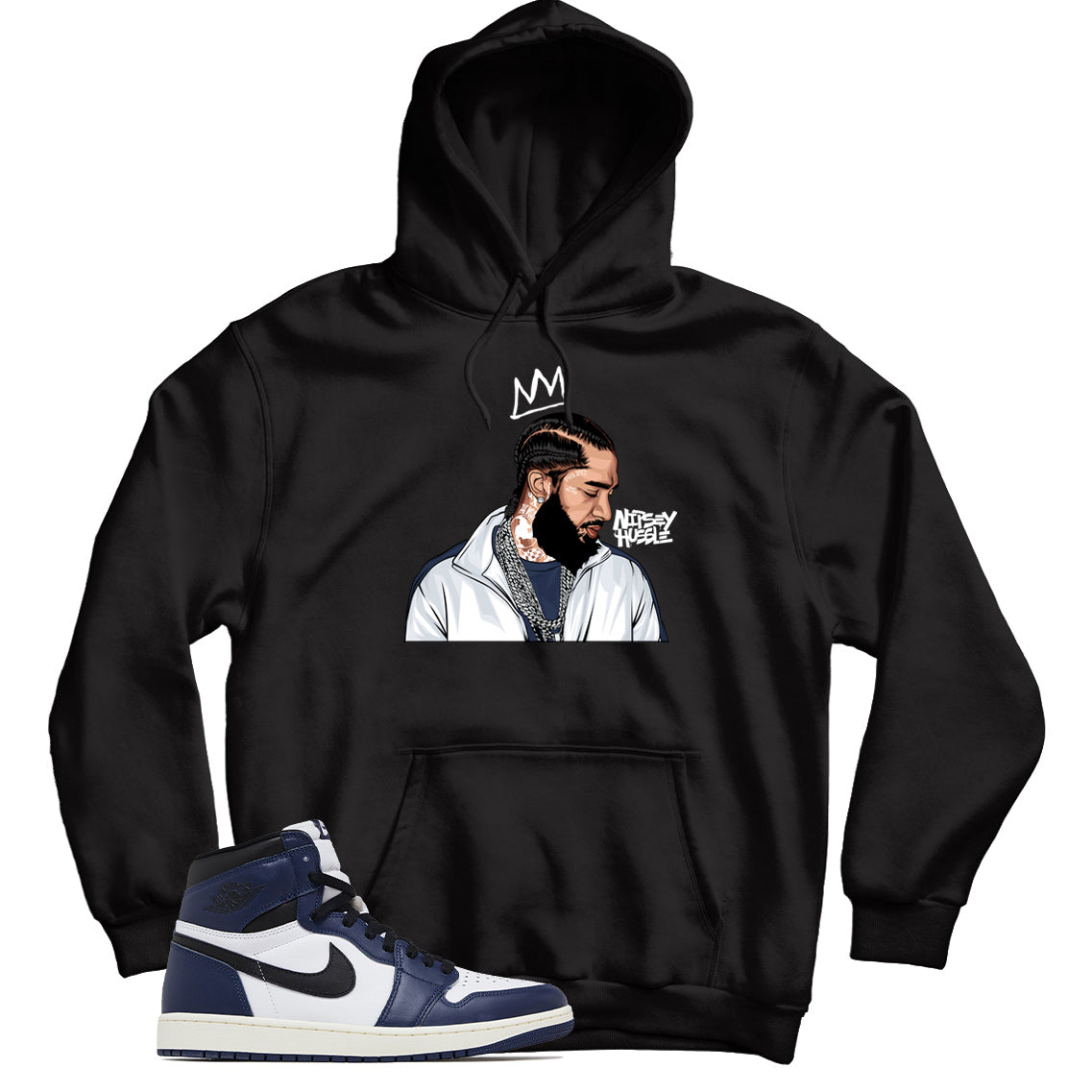 Jordan 1 Midnight Navy hoodie