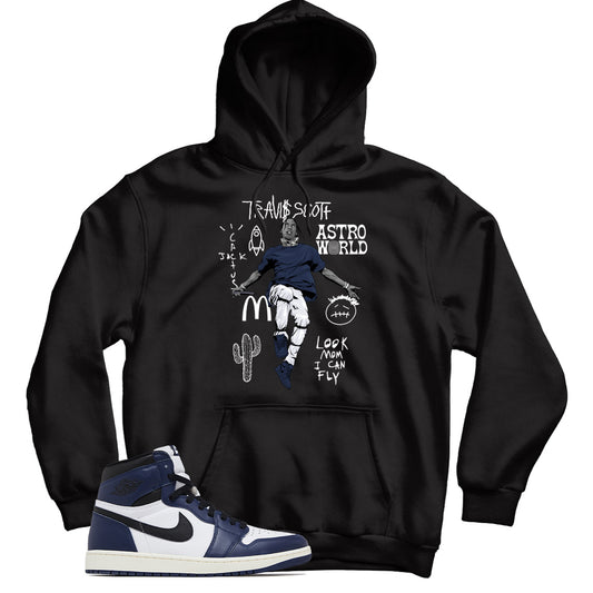 Jordan 1 Midnight Navy hoodie