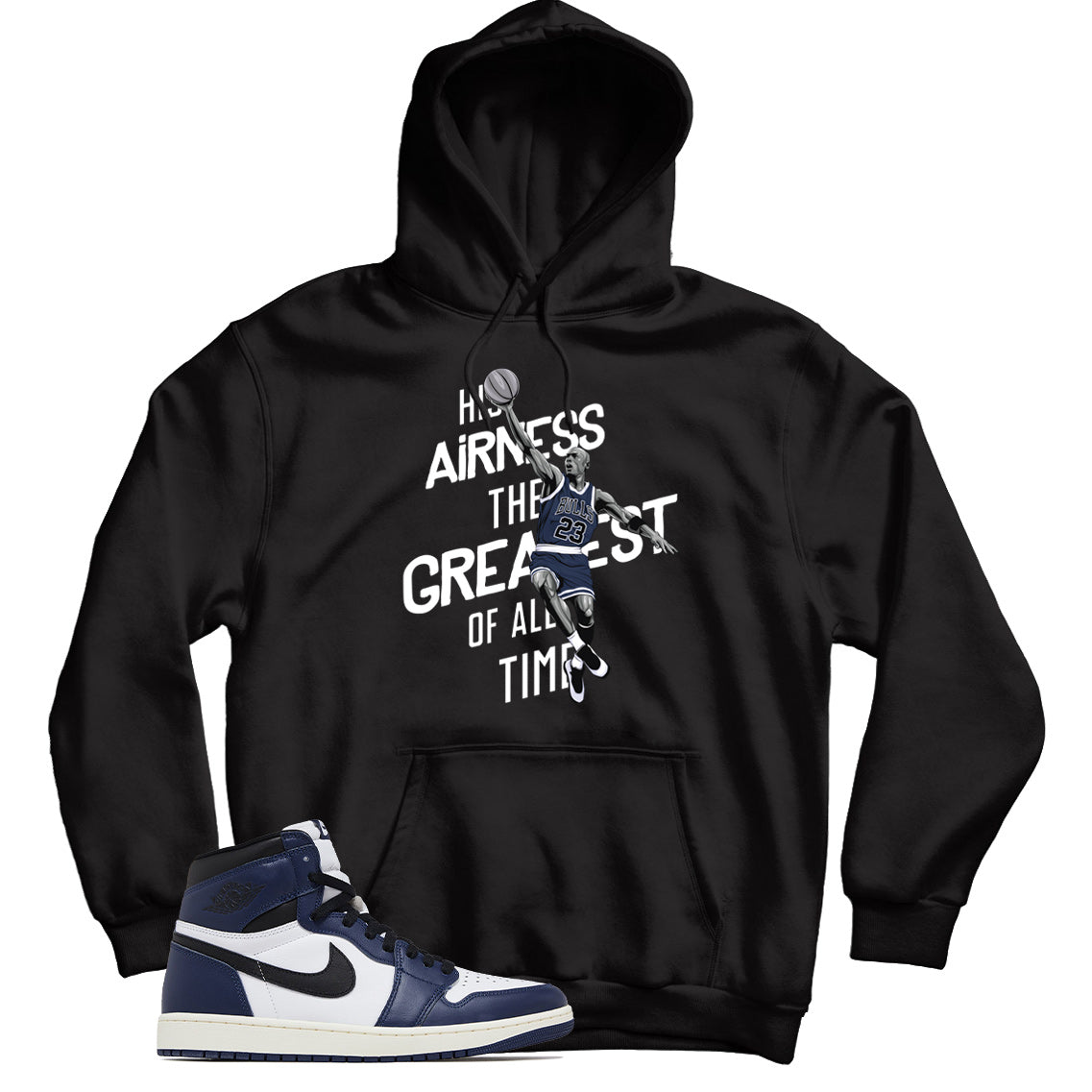 Jordan 1 Midnight Navy hoodie