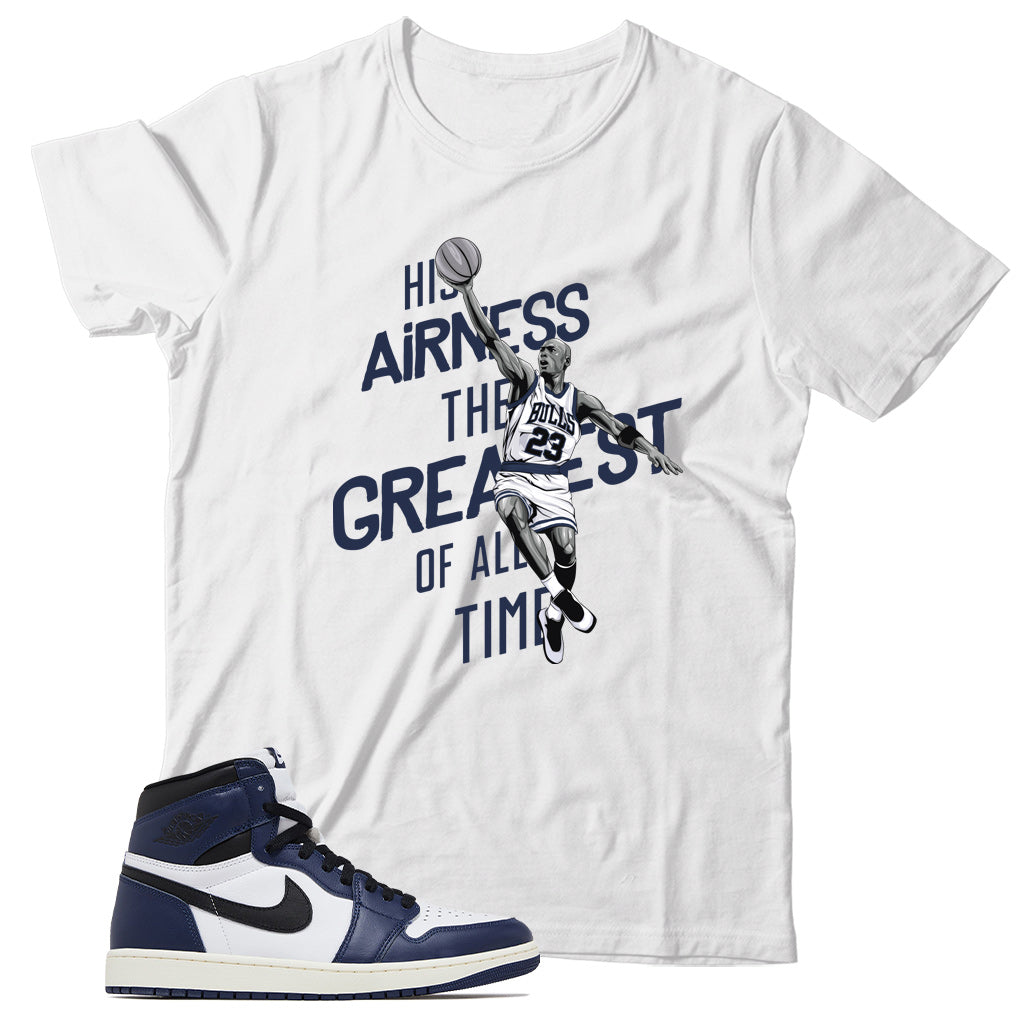 Jordan 1 Midnight Navy shirt