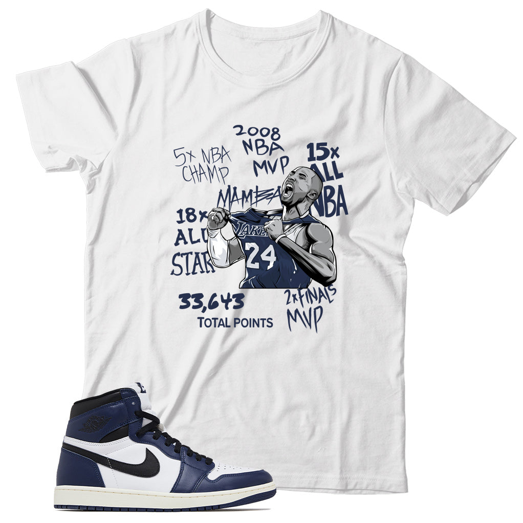 Jordan 1 Midnight Navy shirt