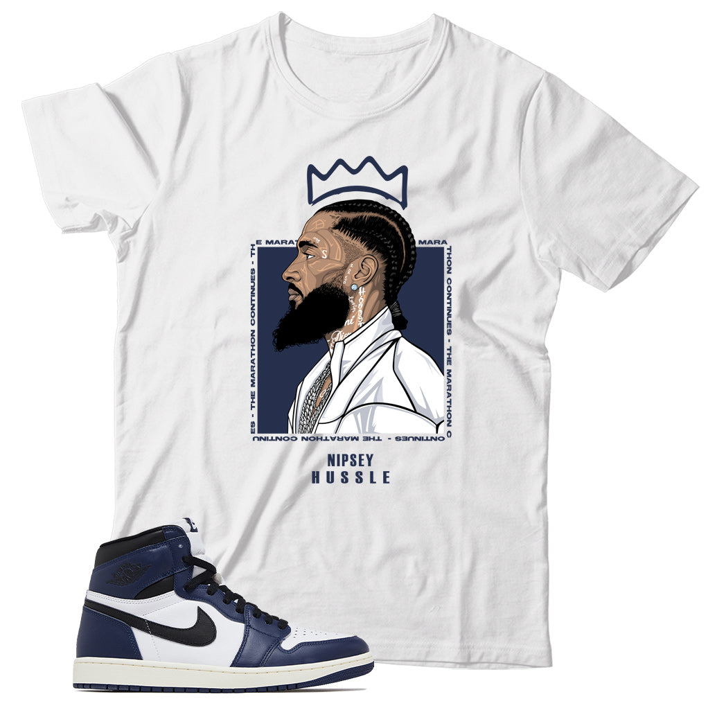 Jordan 1 Midnight Navy shirt