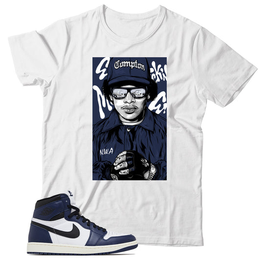 Eazy T-Shirt Match Jordan 1 Midnight Navy