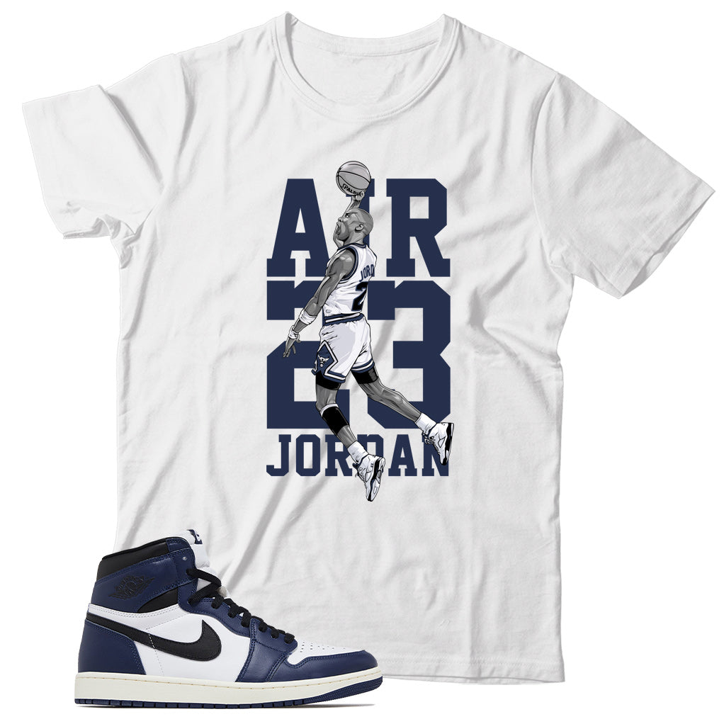 Jordan 1 Midnight Navy shirt