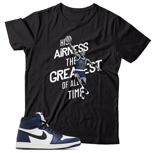 Jordan 1 Midnight Navy shirt