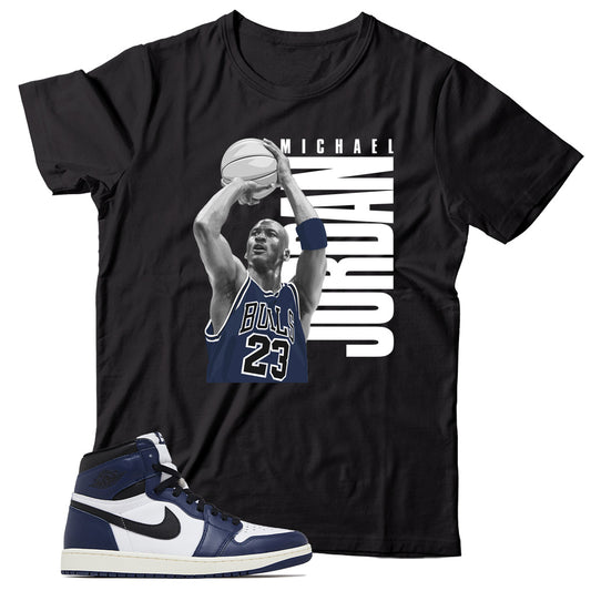 Jordan 1 Midnight Navy shirt