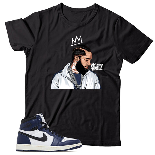 Jordan 1 Midnight Navy shirt