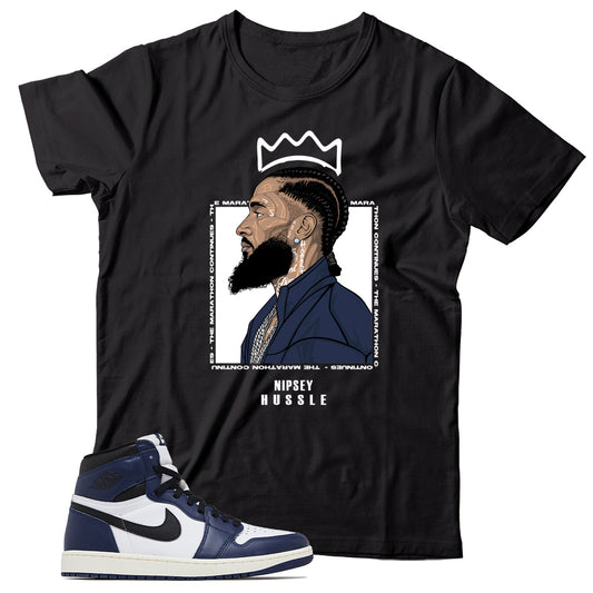 Jordan 1 Midnight Navy shirt