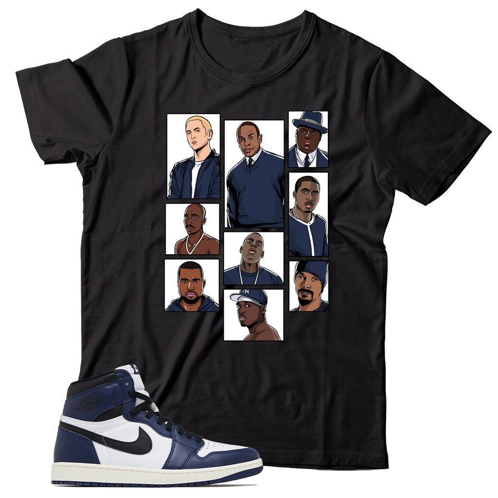 Jordan 1 Midnight Navy shirt