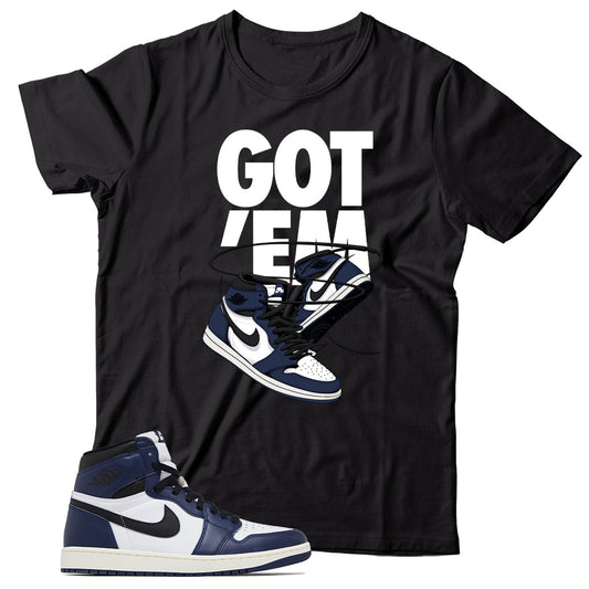 Jordan 1 Midnight Navy shirt