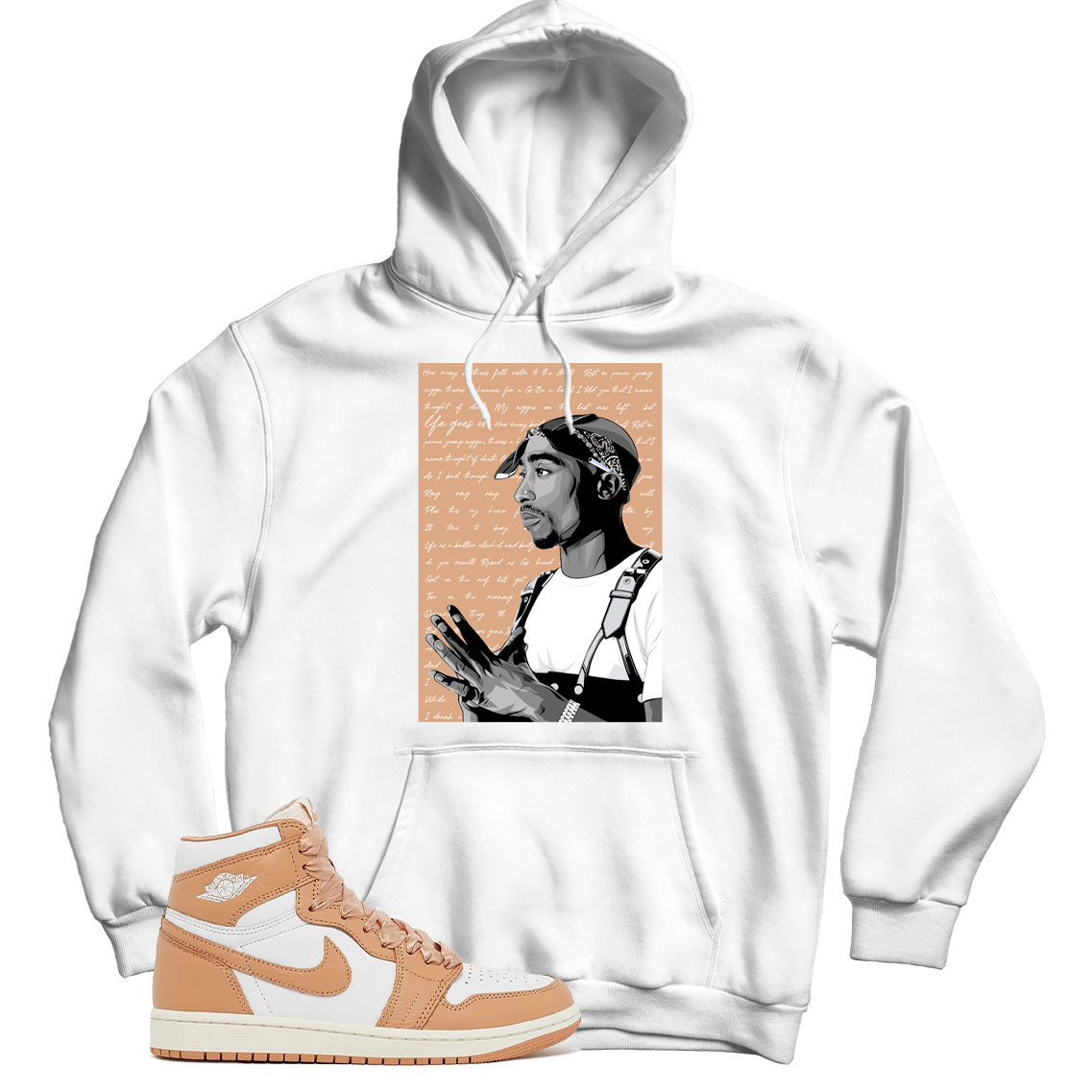 Hoodie Match Jordan 1 Praline