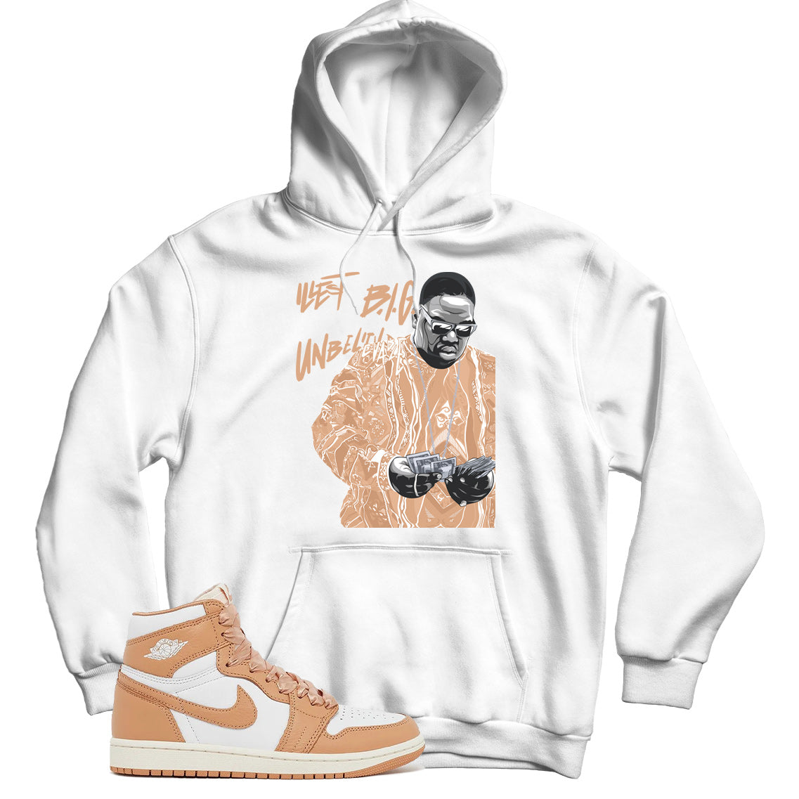 Jordan 1 Praline hoodie