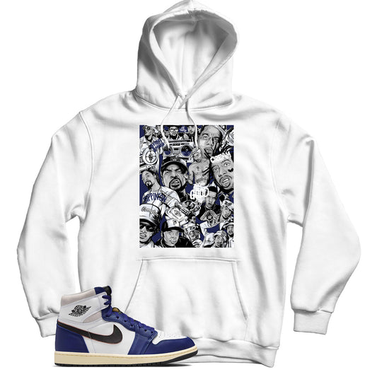 Jordan 1 Rare Air Deep Royal Blue hoodie