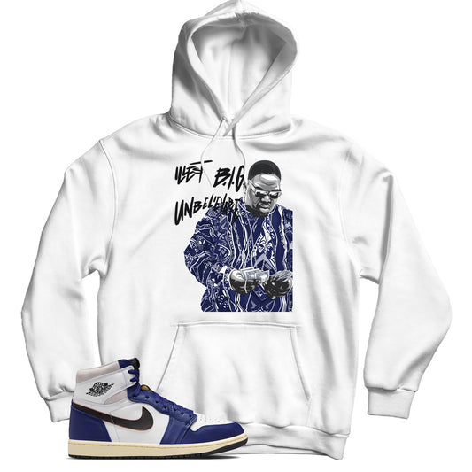 Jordan 1 Rare Air Deep Royal Blue hoodie